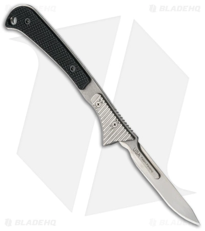 Hogue Knives Expel Scalpel Fixed Blade Knife Black G-10 (3.3" Stonewash ) 35874 4 Hogue Knives Expel Scalpel Fixed Blade Knife Black G-10 (3.3" Stonewash ) 35874 - Image 2