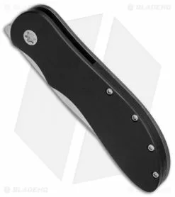 JD Van Deventer EDC Front Flipper Knife Black G-10 (2.875" Stonewash) -Avokelavavat Sales Store JD Van Deventer Pinstripe Front Flipper EDC Black G 10 BHQ 68340 jr spine 2