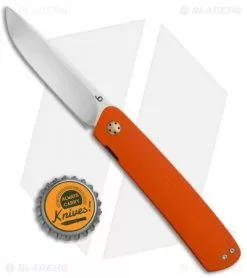 JD Van Deventer Pinstripe Front Flipper Knife Orange G-10 (2.875" Satin) -Avokelavavat Sales Store JD Van Deventer Pinstripe Front Flipper G 10 Orange BHQ 68614 jr bottlecap