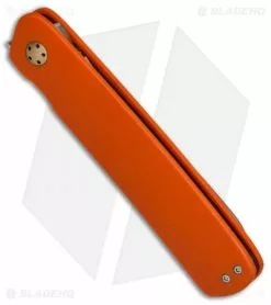 JD Van Deventer Pinstripe Front Flipper Knife Orange G-10 (2.875" Satin) -Avokelavavat Sales Store JD Van Deventer Pinstripe Front Flipper G 10 Orange BHQ 68614 jr spine