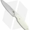 JD Van Deventer V2 Neck Knife Fixed Blade Warthog Ivory (2.75" Satin)