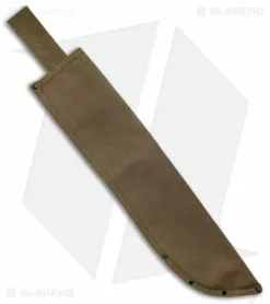 Jake Hoback Knives Fixed Blade Machete "The Path" Green Micarta (18" Stonewash) -Avokelavavat Sales Store Jake Hoback Fixed Blade Machete The Path Green Micarta SW BHQ 132595 jr sheath