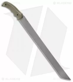 Jake Hoback Knives Fixed Blade Machete "The Path" Green Micarta (18" Stonewash) -Avokelavavat Sales Store Jake Hoback Fixed Blade Machete The Path Green Micarta SW BHQ 132595 jr spine