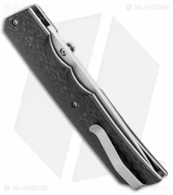 Clark Custom Knives Jason Clark Custom X Ball Detent Slip Joint Knife Carbon Fiber (2.75" Satin) 9 Clark Custom Knives Jason Clark Custom X Ball Detent Slip Joint Knife Carbon Fiber (2.75" Satin) -Avokelavavat Sales Store Jason Clark Custom X CP Detente Lock SJ CF BHQ 99368 jr side