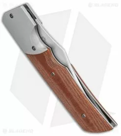 Clark Custom Knives Jason Clark Custom X Clip Point Detente Lock Slip Joint Knife (3.5" Satin) -Avokelavavat Sales Store Jason Clark Custom X CP Detente Lock SJ Satin BHQ 99316 jr side