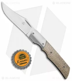 Clark Custom Knives Jason Clark Custom X Clip Point Slip Joint Shade Tree Micarta (2.75" Satin) -Avokelavavat Sales Store Jason Clark Custom X CP Detente Lock SJ Shade Tree Micarta Satin BHQ 99367 jr bottlecap