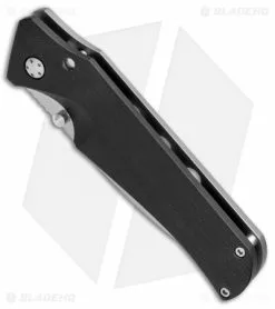 Jason Guthrie Custom Knives Scout Knife Black G-10 (3.125" Satin) #224 -Avokelavavat Sales Store Jason Guthrie Scout G 10 224 BHQ 50573 jr spine