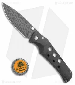 Jason Guthrie Custom Knives Scout Marbled Carbon Fiber (Chad Nichols Blackout) -Avokelavavat Sales Store Jason Guthrie Scout Marbled CF LL Knife Damascus BHQ 96383 ns bottlecap