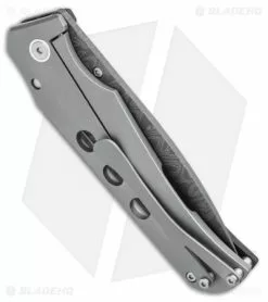 Jason Guthrie Custom Knives Scout Marbled Carbon Fiber (Chad Nichols Blackout) -Avokelavavat Sales Store Jason Guthrie Scout Marbled CF LL Knife Damascus BHQ 96383 ns side