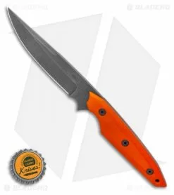 Jeff Hall Custom Large Envoy Fixed Blade Knife Orange G10 (5" Gray Stonewash) 9 Jeff Hall Custom Large Envoy Fixed Blade Knife Orange G10 (5" Gray Stonewash) -Avokelavavat Sales Store Jeff Hall Custom Small Envoy w Orange G10 BHQ 125247 LS Bottlecap