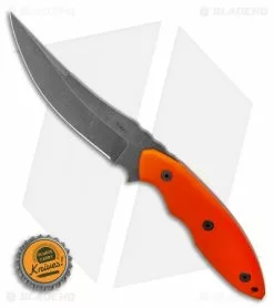 Jeff Hall Custom Persian Fixed Blade Knife Orange G10 (5.25" Gray SW) -Avokelavavat Sales Store Jeff Hall Custom Small Persian w Orange G10 BHQ 125248 LS Bottlecap