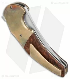 Jeff VanderMeulen Custom Instigator #2 Flipper Bronze/Redwood Burl (3" Satin) -Avokelavavat Sales Store Jeff VanderMeulen Custom Instigator 2 bronze redwood burl satin BHQ 71771 er side