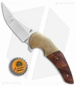 Jeff VanderMeulen Custom Instigator #2 Flipper Bronze/Redwood Burl (3" Satin) -Avokelavavat Sales Store Jeff VanderMeulen Custom Instigator 2 bronze redwood burl satin BHQ 71771 er size