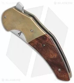 Jeff VanderMeulen Custom Instigator #2 Flipper Bronze/Redwood Burl (3" Satin) -Avokelavavat Sales Store Jeff VanderMeulen Custom Instigator 2 bronze redwood burl satin BHQ 71771 er spine