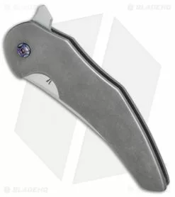 Jeff VanderMeulen Custom Instigator #6 Flipper Titanium W/MokuTi Clip (4" Satin) -Avokelavavat Sales Store Jeff VanderMeulen Custom Instigator 6 ti mokuti clip satin BHQ 71772 er spine