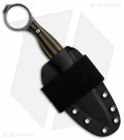 John Gray Custom Accomplice Fixed Blade Knife Blk/Green G10 (3.25" Mirror Camo) -Avokelavavat Sales Store John Gray Accomplice Knife BHQ 87027 er sheath