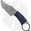 John Gray Custom Accomplice Bowie Fixed Blade Knife Blue Cord (3" Acid SW) -Avokelavavat Sales Store John Gray Accomplice Tanto Blue Cord Bowie BHQ 49234 jr
