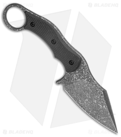 John Gray, Borka Blades John Gray + Borka Blades SRambit Fixed Blade Knife Carbon Fiber (3.6" Acid Wash) 4 John Gray, Borka Blades John Gray + Borka Blades SRambit Fixed Blade Knife Carbon Fiber (3.6" Acid Wash) - Image 2