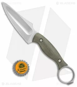 John Gray Custom Accomplice Bowie Knife Green Micarta (3.625" Satin) -Avokelavavat Sales Store John Gray Custom Accomplice bowie green micarta satin BHQ 68305 er size