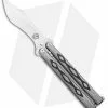 John Gray Custom Balisong Butterfly Knife Titanium W/ Carbon Fiber (4.25" Satin) -Avokelavavat Sales Store John Gray Custom Balisong Butterfly Ti CF Satin BHQ 99566 jr