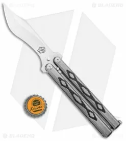 John Gray Custom Balisong Butterfly Knife Titanium W/ Carbon Fiber (4.25" Satin) -Avokelavavat Sales Store John Gray Custom Balisong Butterfly Ti CF Satin BHQ 99566 jr bottlecap