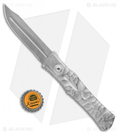 John Gray Custom Gravitron OTF Gravity Knife Sculpted (3.625" Stonewash) 6 John Gray Custom Gravitron OTF Gravity Knife Sculpted (3.625" Stonewash) - Image 4