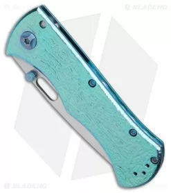 John Gray Custom Recurve Tanto Frame Lock Knife Lightning Green Ti (3.5" Satin) -Avokelavavat Sales Store John Gray Custom Recurve FL Lightning Ti Green MagnaCut BHQ 176360 jr spine