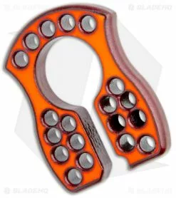 John Gray Keyper Bottle Opener Keychain - Orange/Red Drilled Titanium -Avokelavavat Sales Store John Gray Keyper Bottle Opener Keychain Orange Red Ti BHQ 101895 jr side