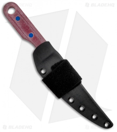 John Gray Knives Custom Fixed Blade Fillet Knife Red Terotuf (5" Graytanium) 5 John Gray Knives Custom Fixed Blade Fillet Knife Red Terotuf (5" Graytanium) - Image 3