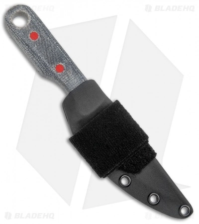 John Gray Knives Custom Fixed Blade Steak Knife Black Terotuf (3.5" Graytanium) 5 John Gray Knives Custom Fixed Blade Steak Knife Black Terotuf (3.5" Graytanium) - Image 3