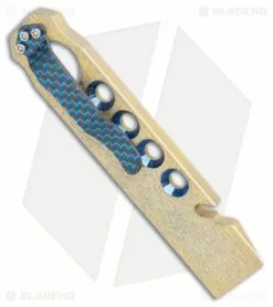 Lynch Northwest John Gray Titanium Bottle Opener Pry Bar Bronze/Blue (4.5") -Avokelavavat Sales Store John Gray Ti Bottle Opener Pry Bar Bronze Blue BHQ 108733 jr side