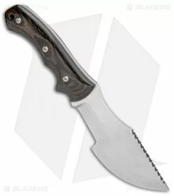 Jurgen Schanz Custom WSK Tracker Knife Burlap Micarta (6.5" Satin) -Avokelavavat Sales Store Jurgen Schanz Custom WSK Tracker Burlap Micarta Satin BHQ 104762 jr spine