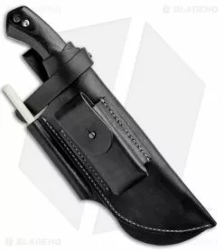 Jurgen Schanz Custom WSK Tracker Knife Micarta Black (6.5" Satin) -Avokelavavat Sales Store Jurgen Schanz Custom WSK Tracker Micarta Black Satin BHQ 26621 jr sheath