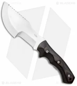 Jurgen Schanz Custom WSK Tracker Knife Micarta Brown (6.5" Satin)