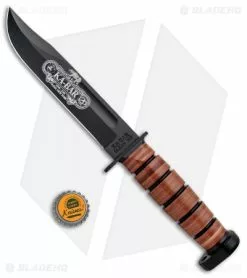 Ka-Bar 120TH Anniversary Dog's Head Fixed Blade Knife (7" Black) 9193 -Avokelavavat Sales Store Ka Bar 120th Anniversary Dogs Head Fixed Black 9193 BHQ 81850 jr bottlecap