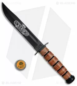 Ka-Bar Bowie 120th Anniversary US Navy Fixed Blade Knife (7" Black) 9192 -Avokelavavat Sales Store Ka Bar 120th Anniversary US Navy Black 9192 BHQ 80485 jr bottlecap