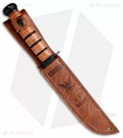 Ka-Bar Bowie 120th Anniversary US Navy Fixed Blade Knife (7" Black) 9192 -Avokelavavat Sales Store Ka Bar 120th Anniversary US Navy Black 9192 BHQ 80485 jr sheath