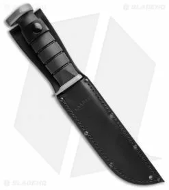 Ka-Bar Bowie D2 Extreme Fixed Blade Knife Black Kraton (7" Black) -Avokelavavat Sales Store Ka Bar Bowie D2 Extreme Fixed Blade Knife Black Kraton 7in Black KA1283 BHQ 55099 LS Sheath