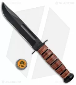 Ka-Bar Bowie Single Mark Full-Size Fixed Blade Knife (7" Black) 1320 -Avokelavavat Sales Store Ka Bar Bowie Single Mark Full Size Fixed Black 1320 BHQ 94230 jr bottlecap