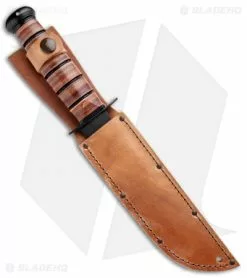 Ka-Bar Bowie Single Mark Full-Size Fixed Blade Knife (7" Black) 1320 -Avokelavavat Sales Store Ka Bar Bowie Single Mark Full Size Fixed Black 1320 BHQ 94230 jr sheath