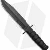 Ka-Bar Fighter Fixed Blade Knife Black Polymer W/ Sheath (8" Black Plain) 1269 -Avokelavavat Sales Store Ka Bar Fighter Fixed Blade Black Polymer Sheath Black Plain BHQ 140080 jr