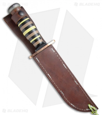 Ka-Bar Bowie Limited Edition PTK Fixed Blade Knife Stacked G-10 (7" Silver) 5 Ka-Bar Bowie Limited Edition PTK Fixed Blade Knife Stacked G-10 (7" Silver) - Image 3