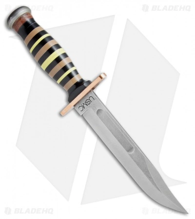 Ka-Bar Bowie Limited Edition PTK Fixed Blade Knife Stacked G-10 (7" Silver) 4 Ka-Bar Bowie Limited Edition PTK Fixed Blade Knife Stacked G-10 (7" Silver) - Image 2