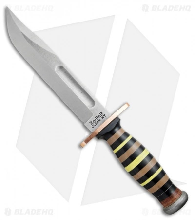 Ka-Bar Bowie Limited Edition PTK Fixed Blade Knife Stacked G-10 (7" Silver) 3 Ka-Bar Bowie Limited Edition PTK Fixed Blade Knife Stacked G-10 (7" Silver)