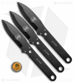 Ka-Bar Throwing Knife Set (Black) 1121 11 Ka-Bar Throwing Knife Set (Black) 1121 -Avokelavavat Sales Store Ka Bar Throwing Knife Set Blac 1121 BHQ 107371 jr bottlecap