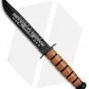 Ka-Bar Bowie Navy Operation Enduring Freedom Fixed Blade Knife (7" Black) 9170
