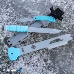 Ka-Bar Bowie USSF Space-Bar Fixed Blade Knife Blue Kraton (7" Gray) 1313SF Force -Avokelavavat Sales Store Ka Bar USSF Bridge Breacher Tool Blue Plastisol 1095 2484SF BHQ 119310 kp moon instagram