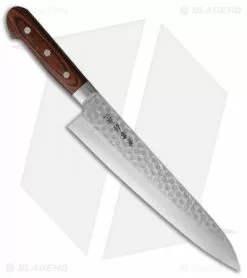Kanetsune Gyutou Chef's Kitchen Knife Laminated Wood (9.75" Hammered) KC901