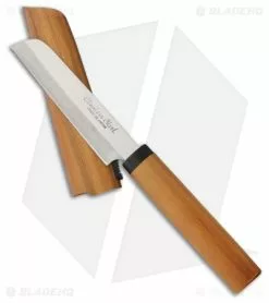 Kanetsune Kamagata Fruit Knife 3.625" Cherry Wood KC076