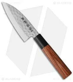 Kanetsune Ko-Deba Kitchen Knife Plywood (4.33" Hammered) KC956